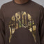 Jordan Brooklyn French Terry Real Tree Crew Neck (Brown)